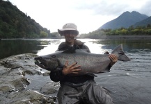 RAUL  ITURBE 's Fly-fishing Photo of a King salmon – Fly dreamers 