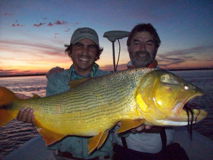 Terrible dorado capturado en Piracua Lodge.