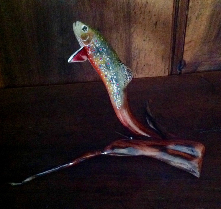 #its_a_wiley   An 8 inch Brook Trout created in the #wileystyle.