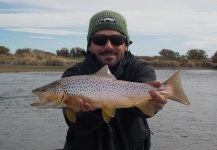  Fotografía de Pesca con Mosca de Trucha marrón compartida por Cristian Luchetti – Fly dreamers