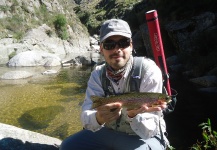 Interesting Fly-fishing Situation of Rainbow trout shared by Daniel Fernandez Bernis 