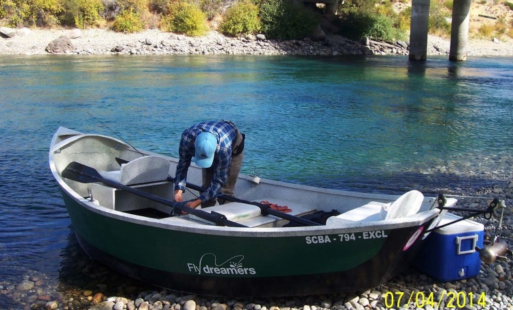 Arrancando un nuevo día en el Limay Superior....