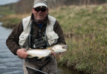 Stuart Wardle 's Fly-fishing Picture of a Brown trout – Fly dreamers 