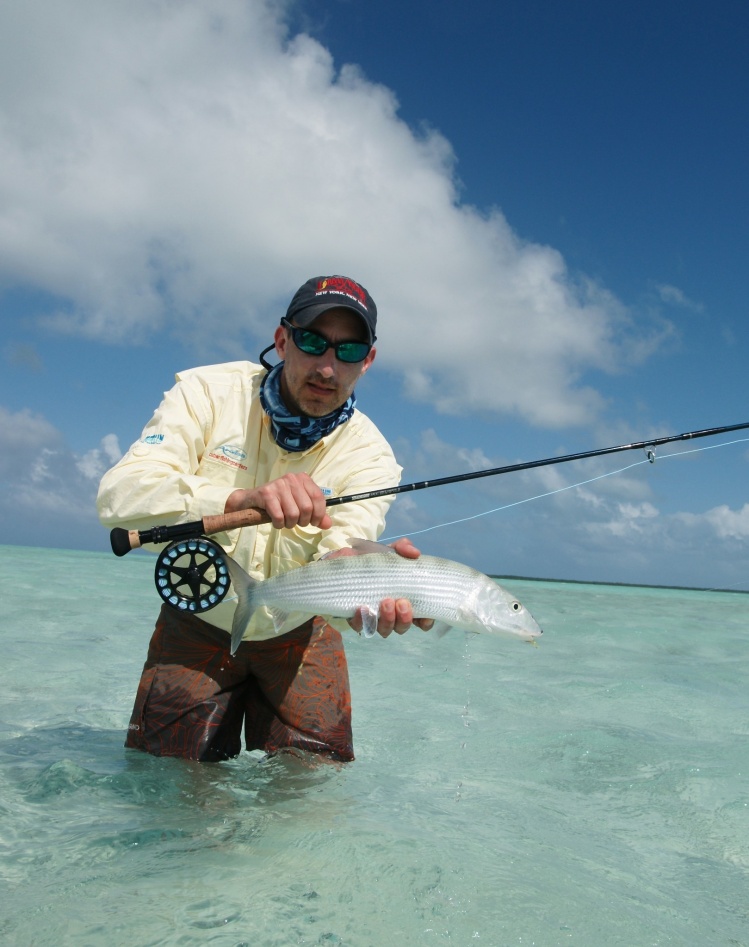 Nice bonefish in order to valid it, in search of a permit then maybe a Grand Slam...