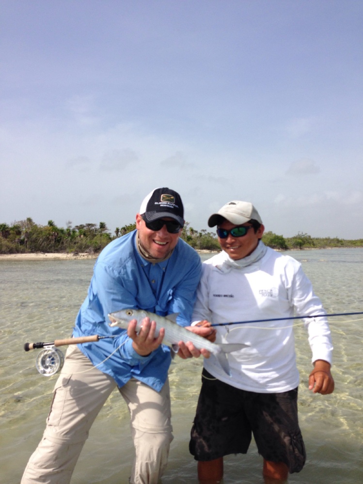 My brother-in-laws first bone, Mexico