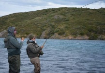 Winter Salmon Fly-fishing Situation – Carlos Ramos shared this Impressive Photo in Fly dreamers 