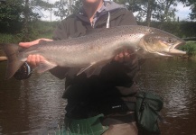 Nicolas  Grosz 's Fly-fishing Picture of a Atlantic salmon – Fly dreamers 