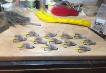 Fly-tying for Brook trout - Pic shared by Terry Landry – Fly dreamers 