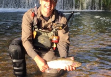 John Langcuster 's Fly-fishing Catch of a Rainbow trout – Fly dreamers 