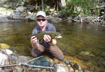 Fly-fishing Pic of Brown trout shared by Ashley Jagoe – Fly dreamers 