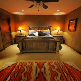Bedroom in the Lodge