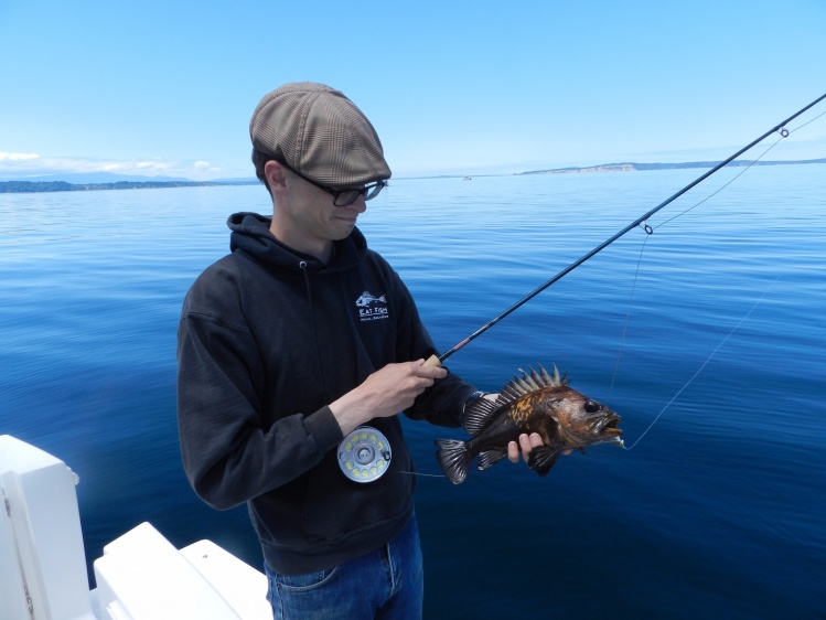 Colton Graham 's Fly-fishing Picture of a Lingcod – Fly dreamers