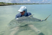 Jako Lucas 's Fly-fishing Picture of a Giant Trevally – Fly dreamers 
