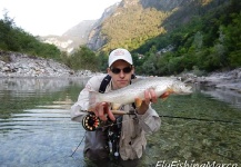  Situación de Pesca con Mosca de Trucha marmorata– Foto por Marco Linguerri en Fly dreamers