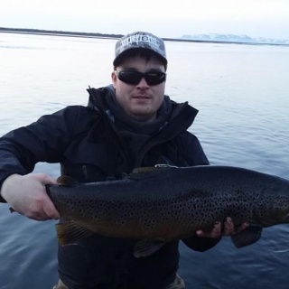 84 cm Brown trout from Brunná