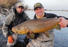  Imagen de Pesca con Mosca de Trucha marrón compartida por Gaston Ambrosino – Fly dreamers