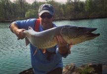 Paul Muscroft 's Fly-fishing Pic of a Muskie – Fly dreamers 