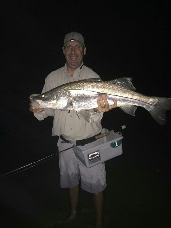 Having great summer in the dark....the dark is addictive for sure....36" fish that ate inside of 12ft from the sand...a first run like only a snook can do.....have to love big boil by moonlight! 