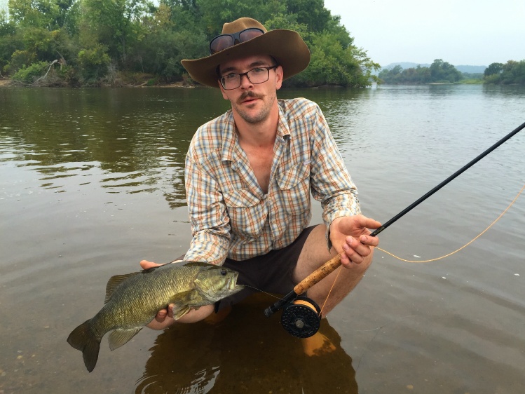 Great day on the lower Wisconsin river! Smallies and white bass schooling up and smashing baitfish.