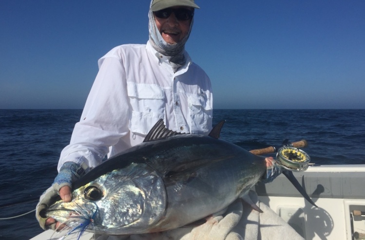 Michael Beebe gets it done with the Bluewater 8' 6" 14-16wt, fishing off Martha's Vineyard with Capt. Jaime Boyle. Congrats gents!