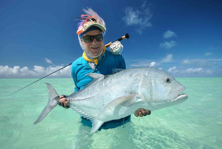 Alphonse Weekly Fishing Report: 1 - 8 Oct 14 - The Season Starts with a “Double Flats Slam” – 1 Angler, 2 Triggerfish, 2 GT’s and 2 Bonefish on 1 day