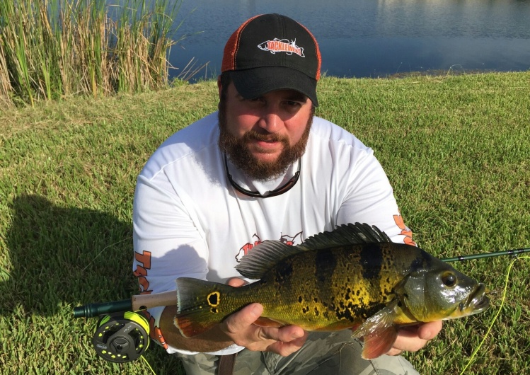 Crossing off bucket list species, my good friend Capt Mike Ortego from Orlando, FL on his first pea in Miami &amp; on 5wt. Feeling all warm &amp; fuzzy inside. Something about watching a full grown man, turn into a 5yr old kid again...