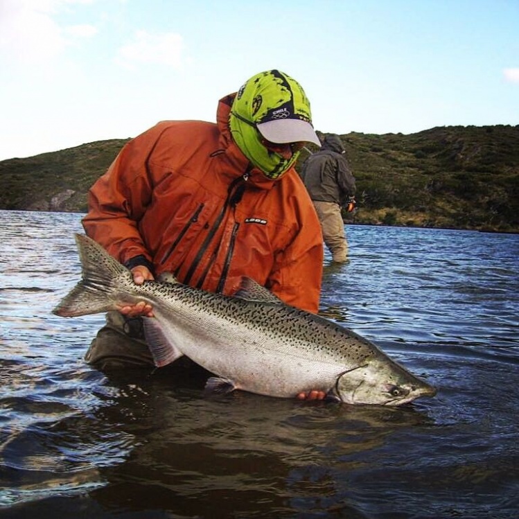 Serrano River #kingsalmon www.pristinewaters.cl LIVE THE PATAGONIA EXPERIENCE. Arrange tour trip with us