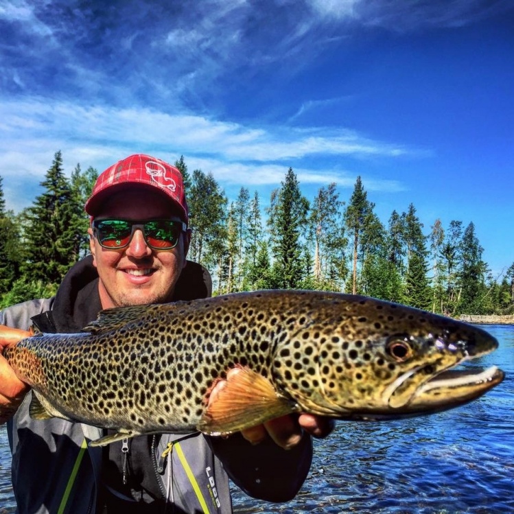 This beautiful creature was sight fished with nymph.. Awesome fish &amp; fight..