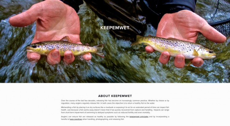 About Keepemwet Fishing. keepemwet.org