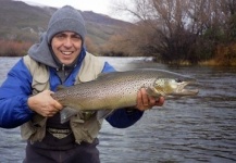 Sebastian  Tacchino 's Fly-fishing Image of a Brown trout – Fly dreamers 