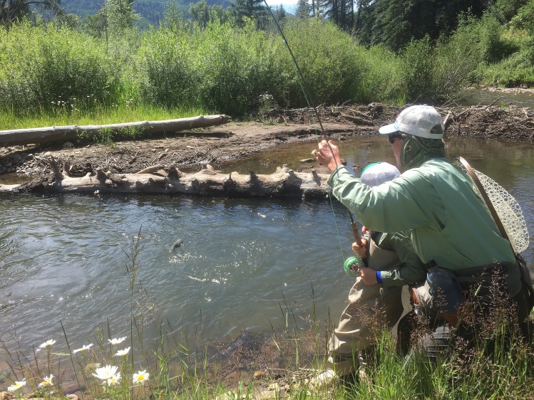 Jons Boys Catch Rainbows!