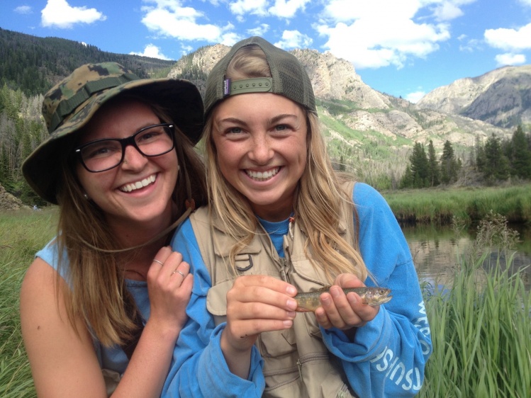 wonderful ladies with a wonderful fish