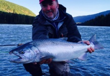 Fly-fishing Pic of Silver salmon shared by Jay Monahan – Fly dreamers 