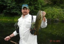 Fly-fishing Pic of Smallmouth Bass shared by Jason Tipps – Fly dreamers 