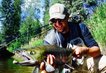Luke Metherell 's Fly-fishing Catch of a Chum salmon – Fly dreamers 