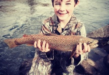 Jake Gertsch 's Fly-fishing Image of a Brown trout – Fly dreamers 