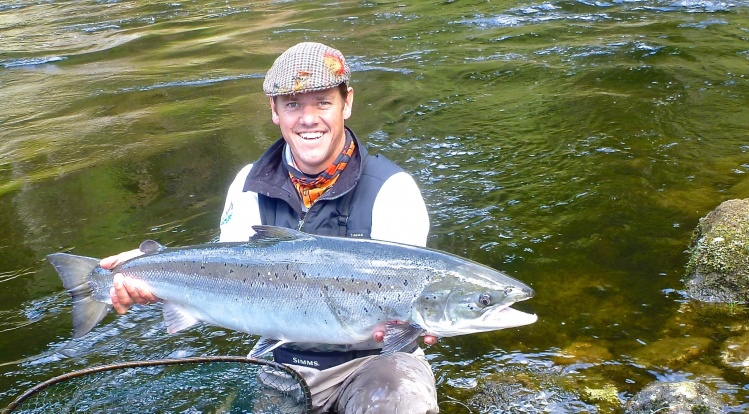 A 22lb bar of silver in my favourite pool on this mind-blowing river
