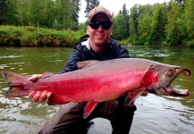 Fly-fishing Image of Silver salmon shared by Brecon Powell – Fly dreamers