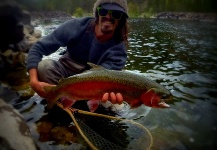 Fly-fishing Pic of Rainbow trout shared by Brett Macalady – Fly dreamers 