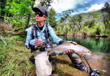 Fly-fishing Pic of Rainbow trout shared by Karim Jodor – Fly dreamers 