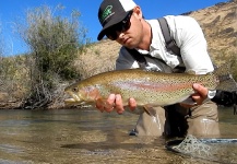 Robby Gaworski 's Fly-fishing Pic of a Rainbow trout – Fly dreamers 