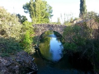 Una de las características de este río son el conjunto de puentes romanos y medievales que jalonan la calzada romana que paralelamente al río todavía se puede localizar. 
