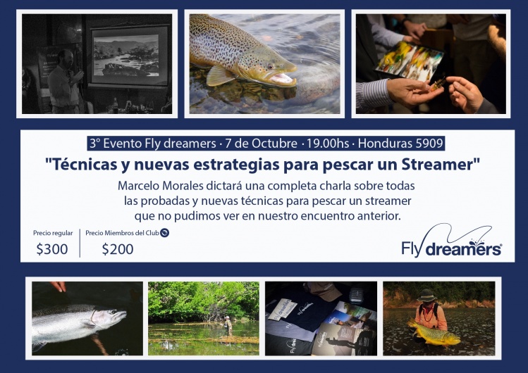 Evento: "Técnicas y nuevas estrategias para pescar un Streamer" por Marcelo Morales