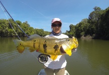 Dagmar Cunha 's Fly-fishing Pic of a Peacock Bass – Fly dreamers 