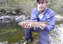 Sweet Fly-fishing Situation of Rainbow trout - Image shared by Javier Peña – Fly dreamers