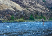 Fly-fishing Situation of Steelhead - Photo shared by Kimbo May – Fly dreamers 