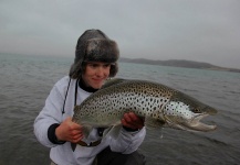 Elias Petur Thorarinsson  's Fly-fishing Photo of a Brownie – Fly dreamers 