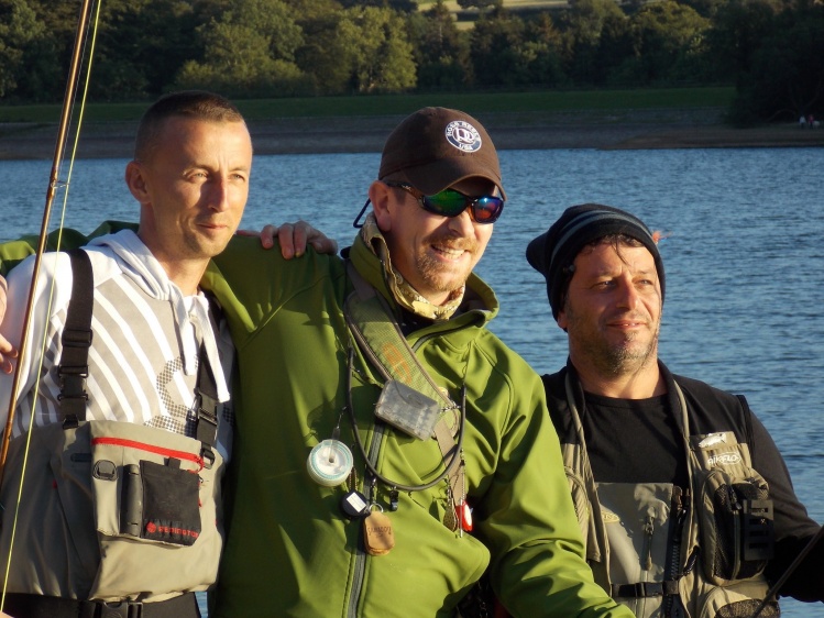 Great day with friends from Israel they fished with me for a week had a real blast 