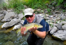  Fotografía de Pesca con Mosca de Barbo compartida por Stephane Geraud – Fly dreamers