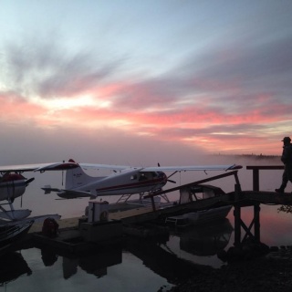 Sunrises are spectacular in Alaska!